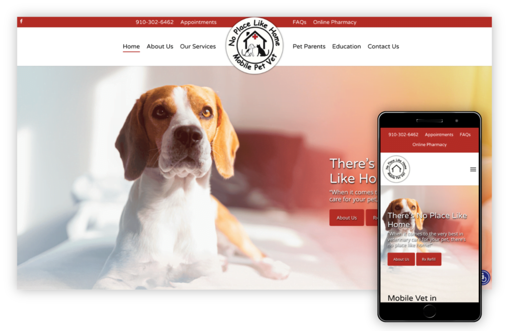 No Place Like Home Mobile Pet Vet ViziSites